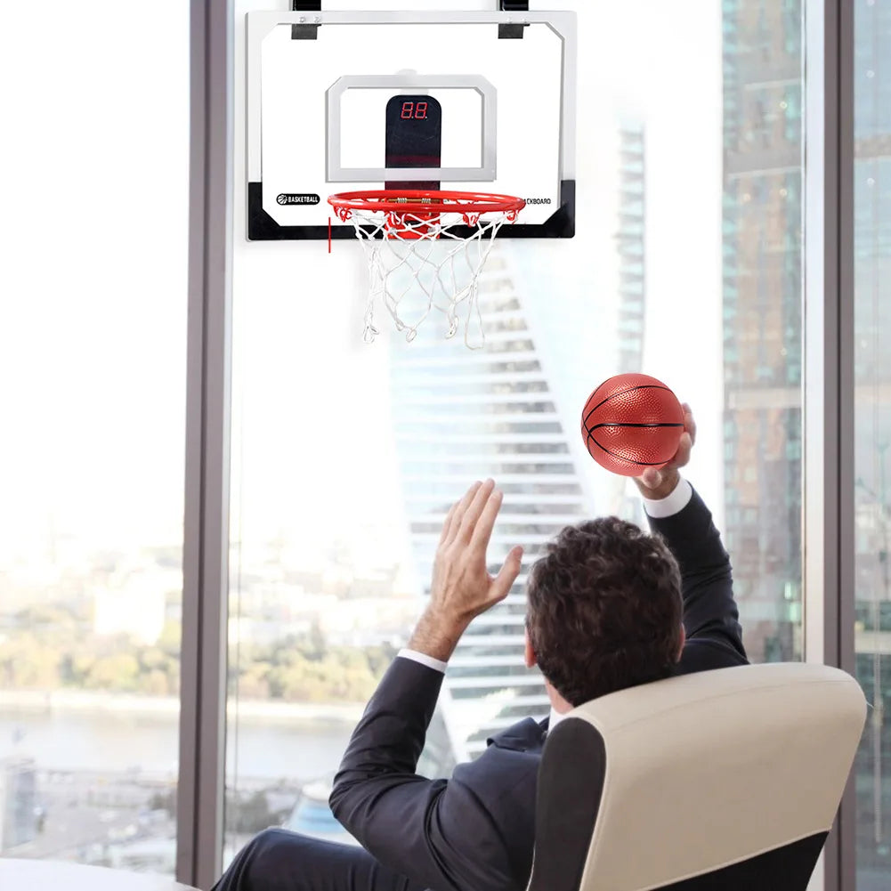 Ring Basketball Hoop Wall-mounted Indoor Training Home Kids Basketball Toy Mini Basketball Hoop Set For Kids Outdoor Games