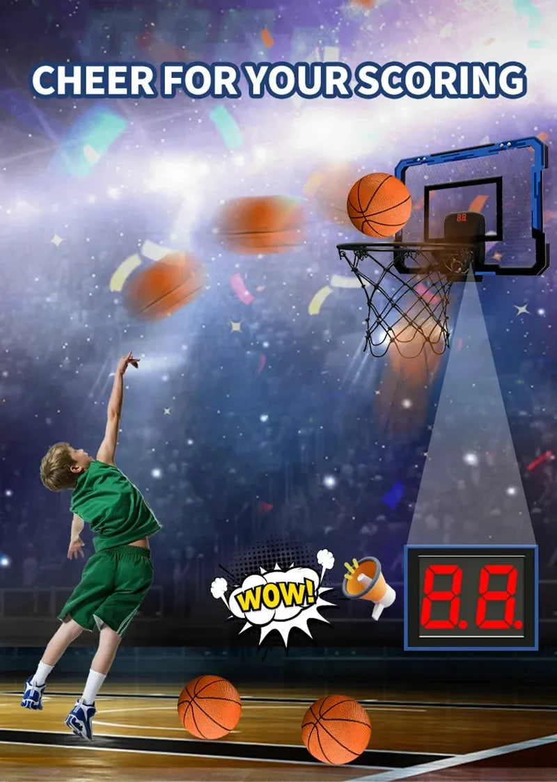 Çocuk Basketbol Spor Komik Oyun Çocuklar Mini Ev Egzersiz Basketbol Potası Seti Duvar Çerçeve Standı Sepet Askılı Pano